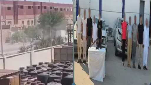 الداخلية تكشف كواليس معركة الخفرات بالمنوفية.. تصادم سيارات... الداخلية تكشف كواليس معركة الخفرات بالمنوفية.. تصادم سيارات وإطلاق نار في الهواء وضبط المتهمين