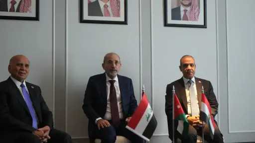 وزير الخارجية يشارك في اجتماع آلية التعاون الثلاثي... وزير الخارجية يشارك في اجتماع آلية التعاون الثلاثي بين مصر والأردن والعراق على هامش الاجتماع الوزاري حول القدس