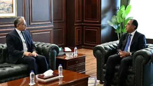 مدبولي يستقبل خالد العناني.. تعاون مصري مع اليونسكو... مدبولي يستقبل خالد العناني.. تعاون مصري مع اليونسكو لتطوير التعليم والثقافة والذكاء الاصطناعي