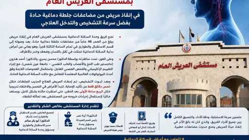 مدير مستشفى العريش العام: نواصل دعم كوادرنا الطبية... مدير مستشفى العريش العام: نواصل دعم كوادرنا الطبية وتوفير أحدث وسائل التشخيص و العلاج