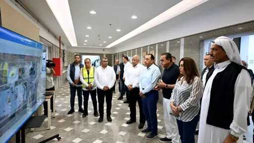وزير الصحة يستعرض مشروعات البنية التحتية بالقطاع الصحي... وزير الصحة يستعرض مشروعات البنية التحتية بالقطاع الصحي بمستشفيات منطقة الساحل الشمالي