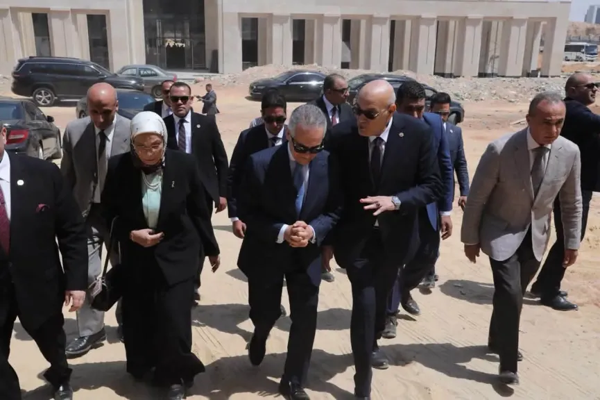 وزير العدل يتفقد مدينة العدالة
