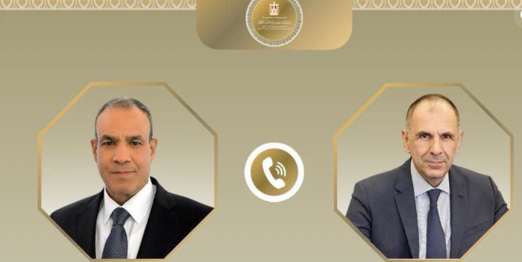 وزير الخارجية ونظيره اليوناني