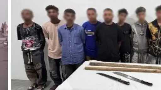 ضبط طرفي معركة بالعصي والأسلحة البيضاء في مساكن... ضبط طرفي معركة بالعصي والأسلحة البيضاء في مساكن عثمان بأكتوبر