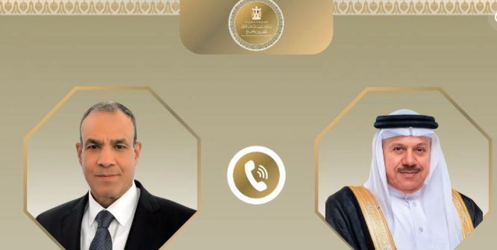 وزير الخارجية المصري ونظيره البحريني