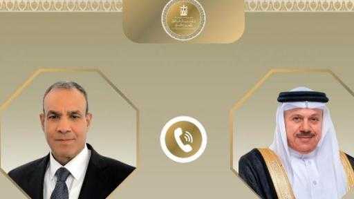 وزير الخارجية ونظيره البحريني يؤكدان أهمية مواصلة جهود خفض التصعيد واحتواء التوترات بالمنطقة