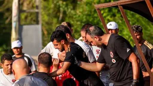 الأهلي يُعلن إصابة يوسف بلعمري بقطع في الرباط... الأهلي يُعلن إصابة يوسف بلعمري بقطع في الرباط الصليبي