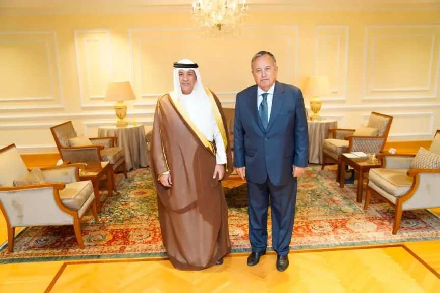 نبيل فهمي يبحث مع الأمين العام لمجلس التعاون الخليجي التطورات الإقليمية