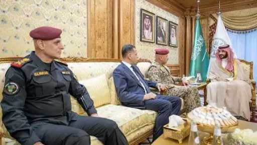 وزير الدفاع السعودي يبحث مع وفد أمني عراقي... وزير الدفاع السعودي يبحث مع وفد أمني عراقي التعاون العسكري