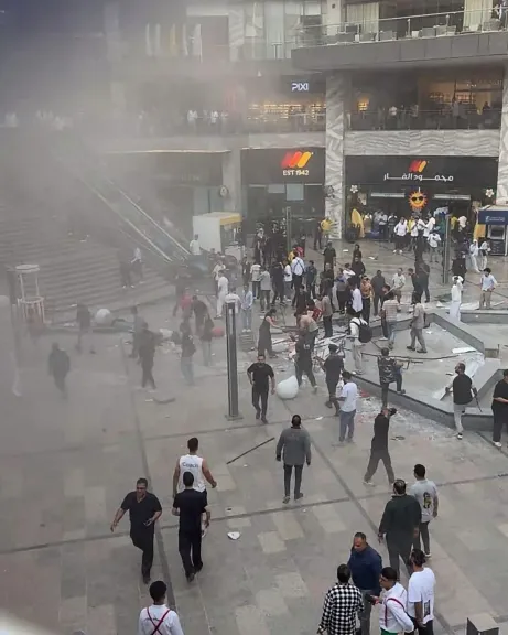 حادث مول أرابيلا بالقاهرة الجديدة 