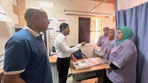 وكيل وزارة الصحة بالأقصر يتفقد عددًا من وحدات... وكيل وزارة الصحة بالأقصر يتفقد عددًا من وحدات الرعاية الصحية بإسنا
