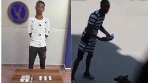 ضبط شخص ظهر في فيديو ممسكا بسلاح أبيض بالإسكندرية