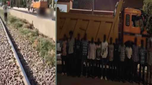 فيديو يكشف الواقعة.. ضبط 14 أجنبيًا وسائق نقل بعد إنزالهم قبل كمين أمني بأسوان