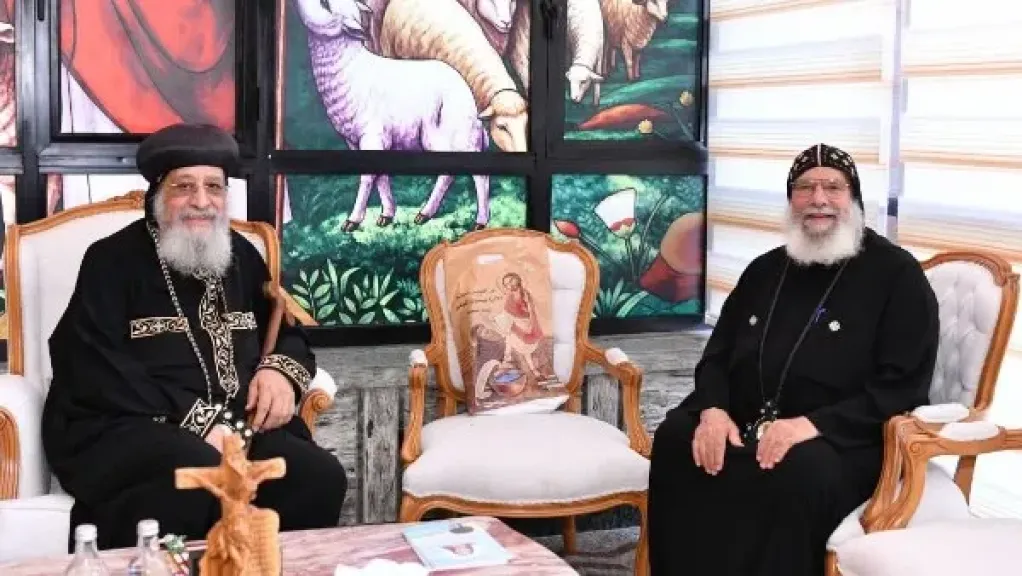 قداسة البابا تواضروس والأنبا أغابيوس