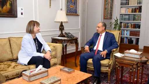 وزير الخارجية يستقبل المنسق المقيم للأمم المتحدة... وزير الخارجية يستقبل المنسق المقيم للأمم المتحدة في مصر
