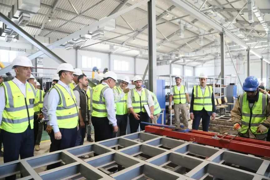 رئيس المحطات النووية يستقبل وزير العمل ومحافظ مطروح بموقع إنشاء محطة الضبعة