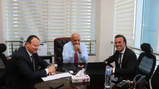 وزير الكهرباء يتابع مع Kamp;K الإماراتية تنفيذ الدراسات... وزير الكهرباء يتابع مع Kamp;K الإماراتية تنفيذ الدراسات النهائية لمشروع الربط الكهربائي بين مصر وأوروبا عبر إيطاليا