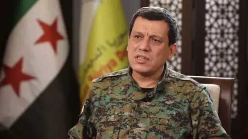 قائد قسد يعلن إنجاز دمج المؤسسات الكردية في... قائد قسد يعلن إنجاز دمج المؤسسات الكردية في إطار الدولة السورية