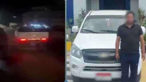 ضبط قائد سيارة ربع نقل لسير عكس الاتجاه... ضبط قائد سيارة ربع نقل لسير عكس الاتجاه بالشرقية