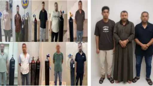 997 أسطوانة هيليوم غير مرخصة.. ضبط مصدر انفجار... 997 أسطوانة هيليوم غير مرخصة.. ضبط مصدر انفجار مول التجمع الخامس