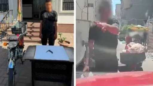 بعد فيديو المشاجرة.. ضبط عامل توصيل طلبات لسب... بعد فيديو المشاجرة.. ضبط عامل توصيل طلبات لسب قائد «ربع نقل» وإشهار سلاح أبيض بالإسكندرية