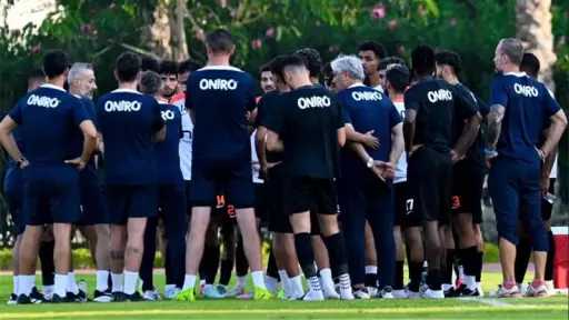 تدريبات بدنية في مران الزمالك استعدادا لمواجهة البنك... تدريبات بدنية في مران الزمالك استعدادا لمواجهة البنك الأهلي