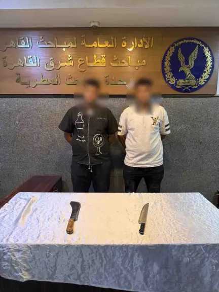 ضبط مالكي مقهى بعد الاعتداء على رجل بالأسلحة البيضاء في المطرية