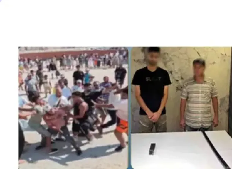 ضبط عاملين بمركب