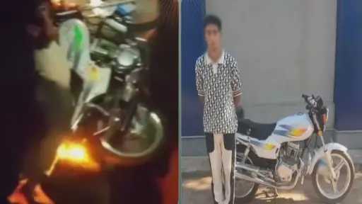 ضبط طالب بالغربية لقيادته دراجة نارية بحركات استعراضية وتعريض حياة المواطنين للخطرضبط طالب بالغربية لقيادته دراجة نارية بحركات استعراضية وتعريض حياة المواطنين للخطر