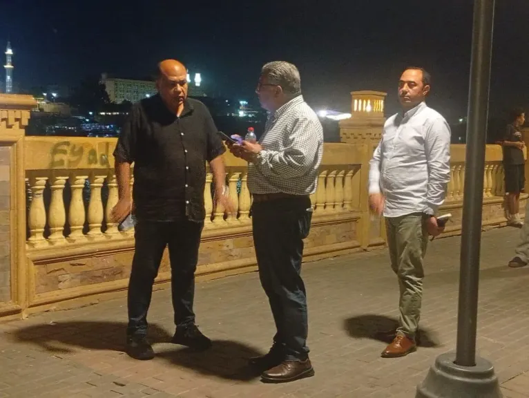 جانب من جولة محافظ الدقهلية بممشى المنصورة
