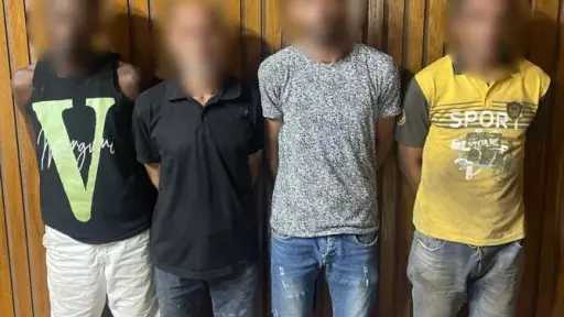 مشاجرة بجوار مزلقان تنتهي بضبط 4 أشخاص بالإسكندرية.. كشف ملابسات فيديو متداول