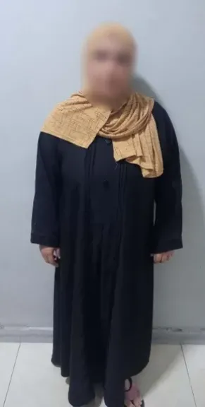 ضبط المتهمة 