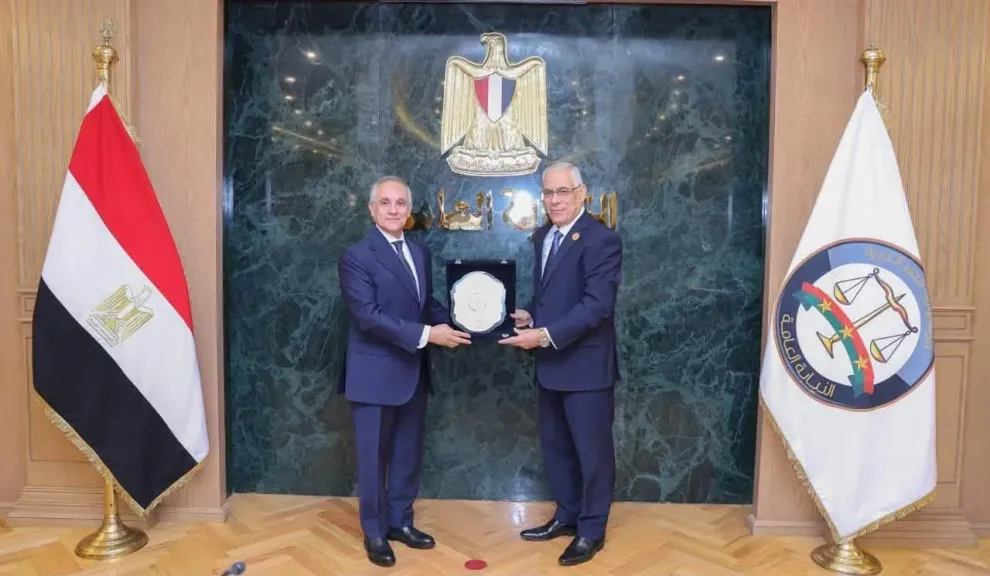 النائب العام يستقبل وزير العدل 