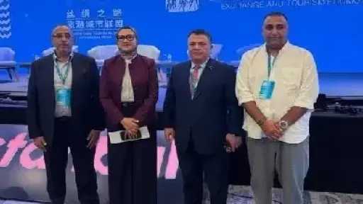محافظ الوادي الجديد تشارك في مؤتمر تحالف مدن... محافظ الوادي الجديد تشارك في مؤتمر تحالف مدن طريق الحرير بتركيا
