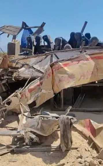 ارتفاع حصيلة ضحايا حادث انقلاب أتوبيس جنوب سيناء إلى 22 وفاة و28 مصابًا