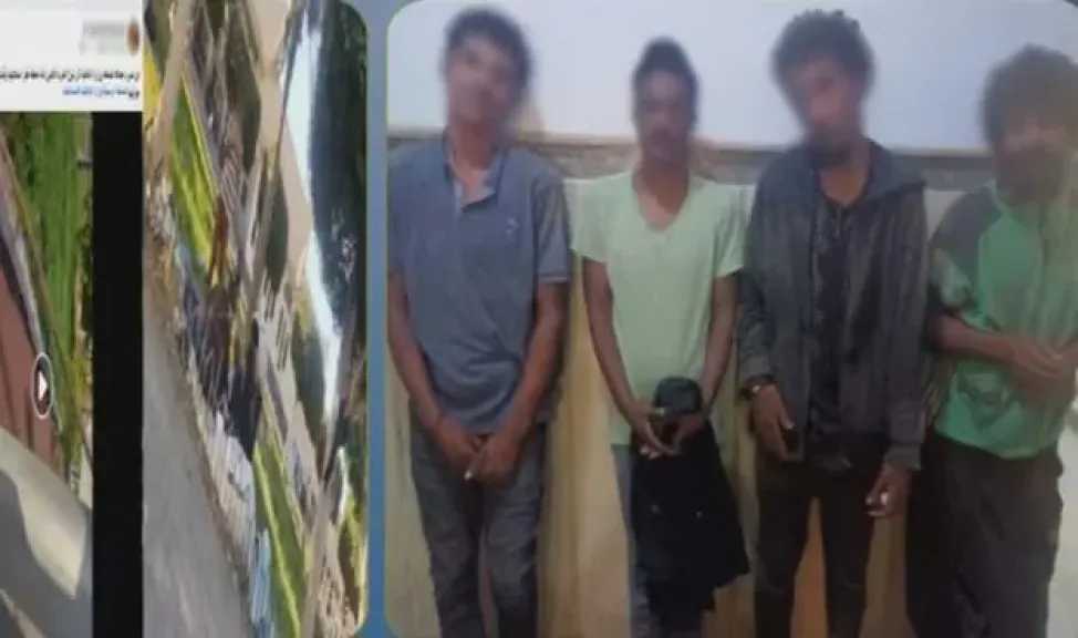 ضبط 4 عاطلين بحوزتهم مخدر الشابو داخل حديقة بالإسماعيلية
