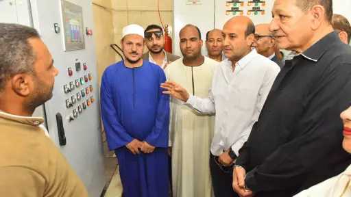 محافظ أسيوط يطلق التشغيل التجريبي لمحطة رفع ديروط... محافظ أسيوط يطلق التشغيل التجريبي لمحطة رفع ديروط الشريف