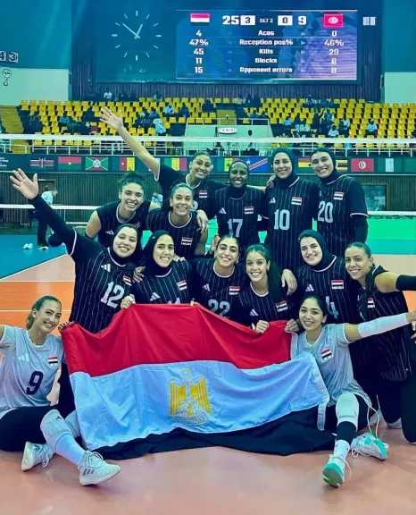 مصر في مواجهة قوية ضد كينيا بنهائي بطولة أمم إفريقيا لسيدات الطائرة اليوم