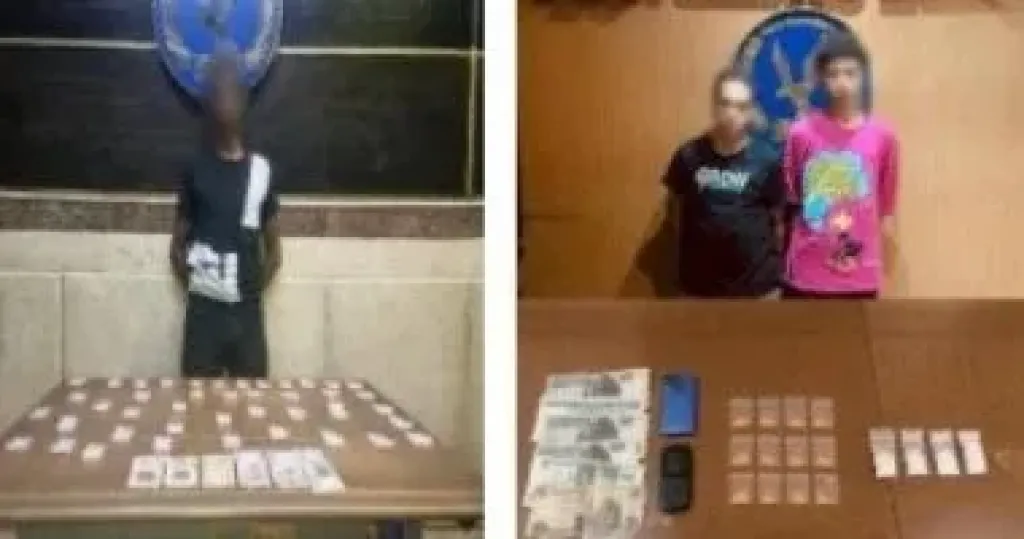 ضبط مروجي مخدرات بالجيزة