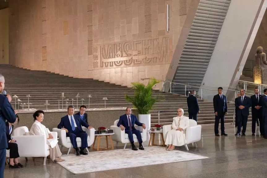 انتصار السيسي: المتحف المصري الكبير يجسد عظمة حضارة أبهرت العالم