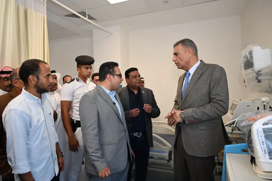 محافظ جنوب سيناء يتفقد مستشفى نويبع