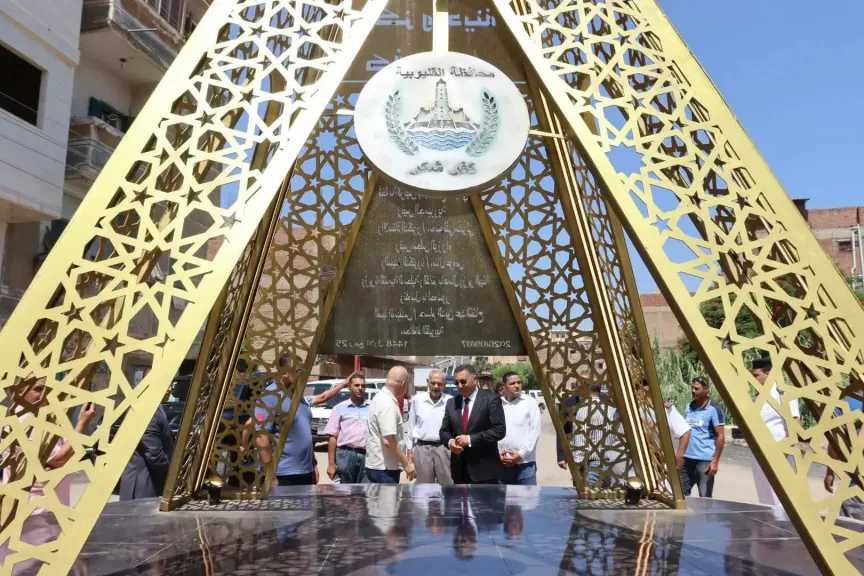 محافظ القليوبية يتفقد أعمال تطوير المدخل الجنوبي لمدينة كفر شكر