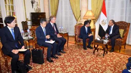 وزير الخارجية يستقبل الرئيس التنفيذي لمجموعة ”تويوتا تسوشو”... وزير الخارجية يستقبل الرئيس التنفيذي لمجموعة ”تويوتا تسوشو” اليابانية