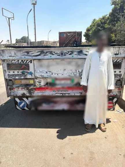 ضبط سائق نقل عرض حياة المواطنين للخطر بطريق الإسماعيلية الصحراوي