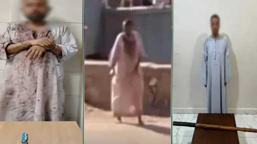 أمن الأقصر يكشف ملابسات فيديو شخص يلوح بسلاح... أمن الأقصر يكشف ملابسات فيديو شخص يلوح بسلاح أبيض مرتديًا جلبابًا ملطخًا بالدماء