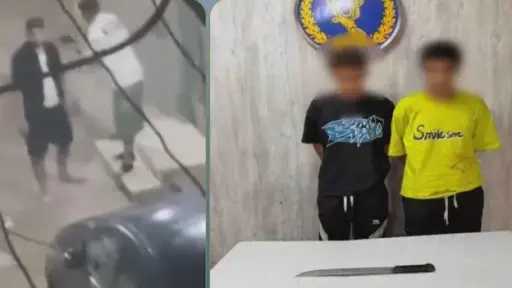 خلاف بسبب لهو الأطفال ينتهي بإشهار سلاح أبيض..... خلاف بسبب لهو الأطفال ينتهي بإشهار سلاح أبيض.. ضبط شخصين بالجيزة