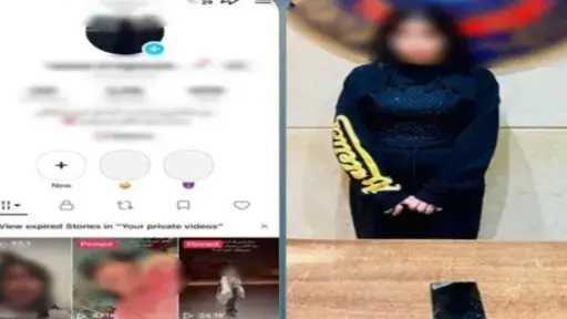 ضبط صانعة محتوى بالتجمع الأول لنشرها فيديوهات خادشة للحياء