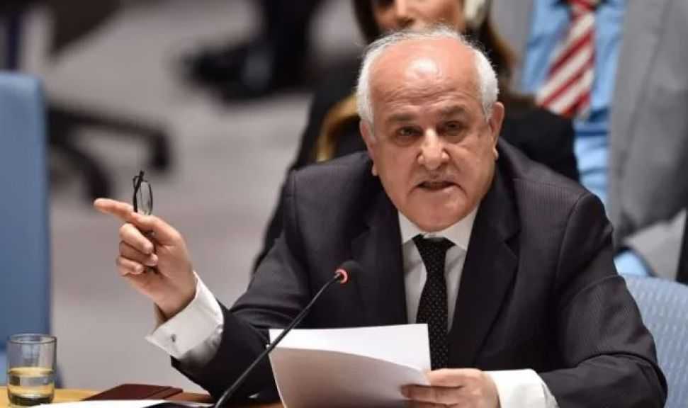 فلسطين تطالب مجلس الأمن بتحرك عاجل لوقف جرائم الاحتلال والتهجير القسري للفلسطينيين