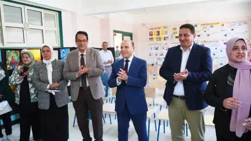 محافظ الغربية يواصل افتتاح المدارس بالقرى والعزب محافظ الغربية يواصل افتتاح المدارس بالقرى والعزب