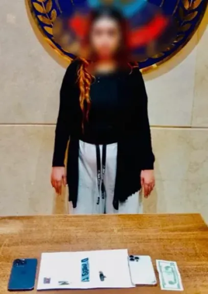 ضبط صانعة محتوى 